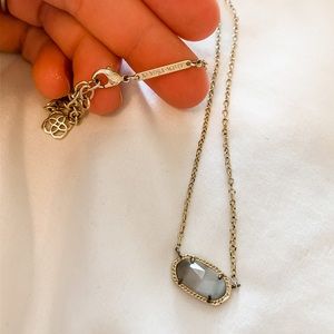 Kendra Scott Elisa Pendant in Slate
